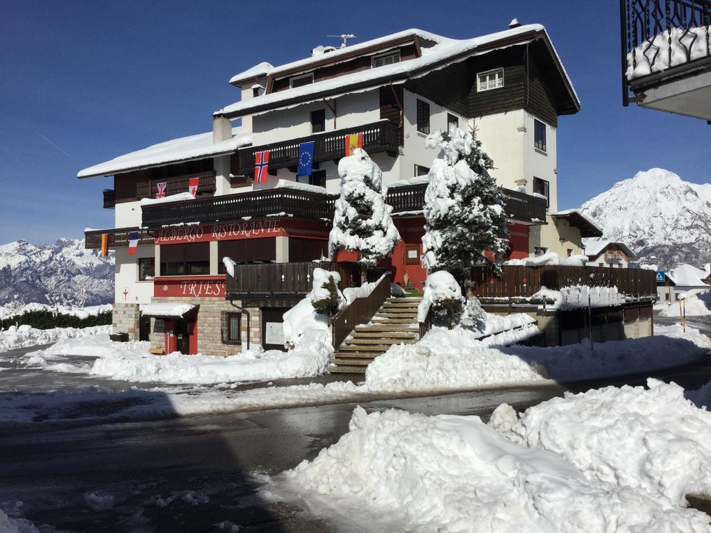 Albergo Trieste Tambre d'Alpago Bagian luar foto